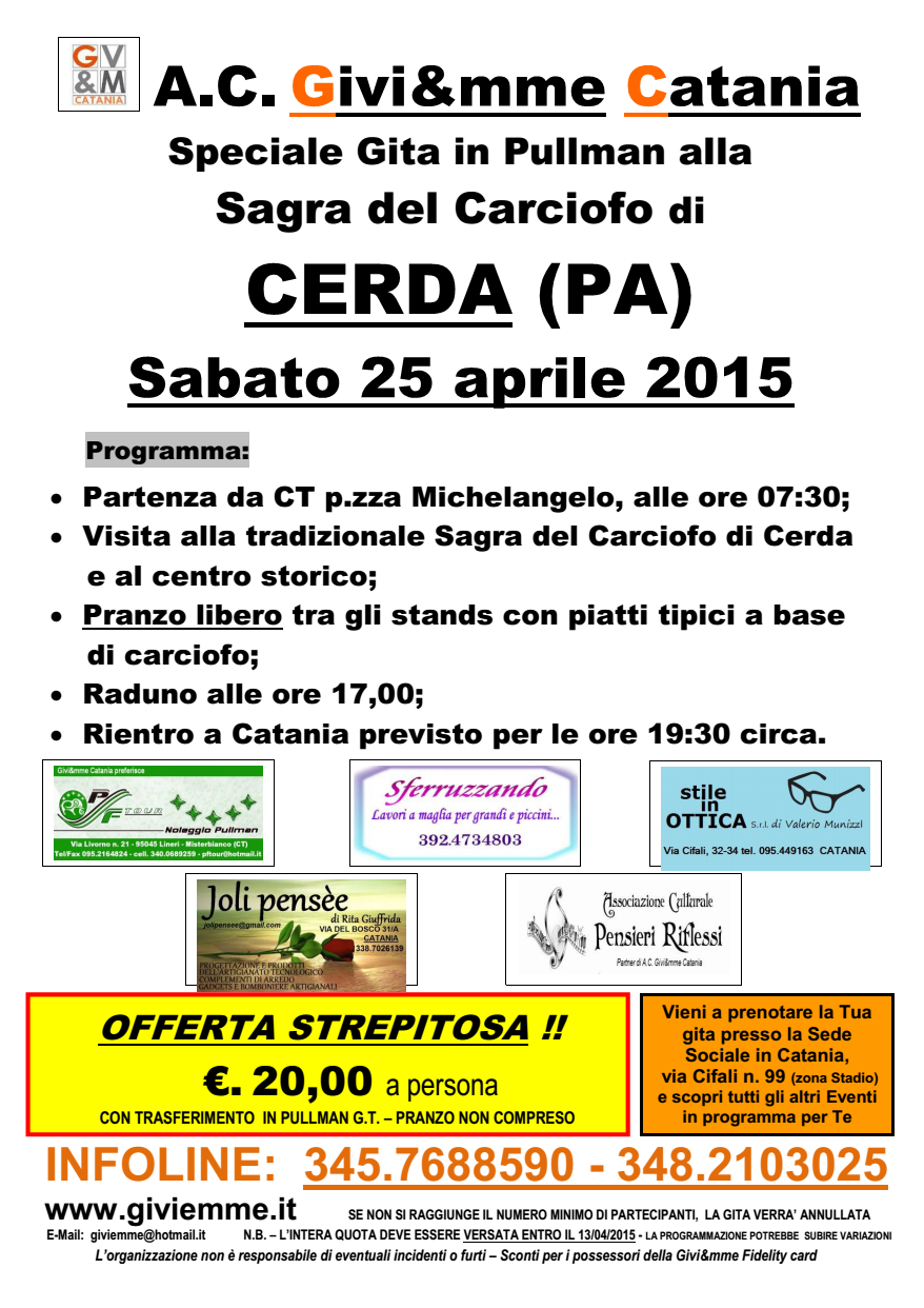 Locandina gita in pullman 25 aprile 2015 pdf - CERDA